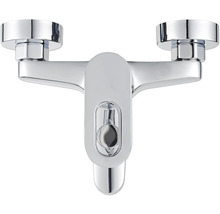 Baterie de baie cu montaj aparent cu deviator