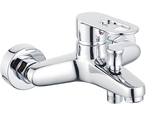 Baterie cadă monocomandă form&style LEHUA crom Baterie de baie din metal