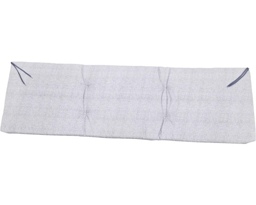 Pernă de bancă gri cu benzi de fixare