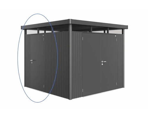 Cabină metalică de grădină cu două uși