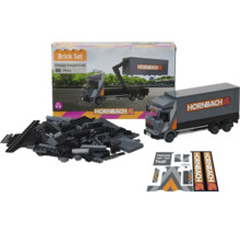 Set de construcție camion transport containere Hornbach cu autocolante și ambalaj