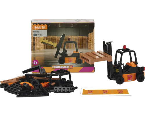 Set de construcție stivuitor Hornbach cu 76 de piese