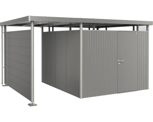 Magazie de grădină cu ușă glisantă și ușă încuiabilă pentru unelte de grădină