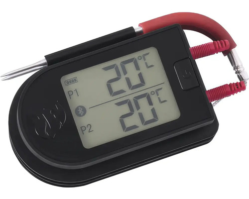 Termometru alimentar digital Landmann cu sondă pliabilă Termometru digital pentru grătar cu doi senzori de temperatură