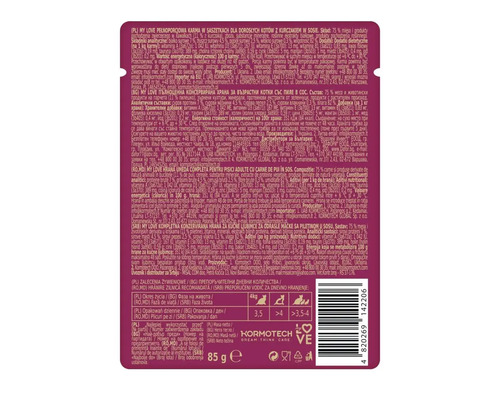 Informații despre cantitatea de hrană pentru pisici