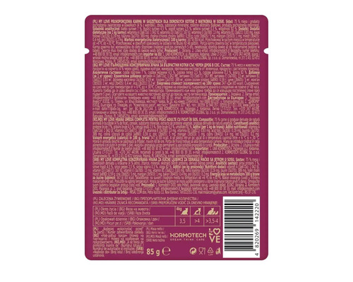 Informații despre compoziția hranei pentru pisici