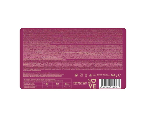 My Love hrană umedă pentru pisici cu pui și curcan, 340 grame