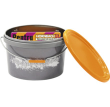 Găleată gri cu mâner și capac portocaliu