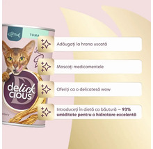 Conservă cu ton pentru pisici Delick Cious