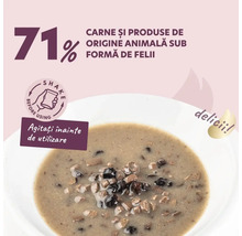 Supă cu 71% carne și produse de origine animală
