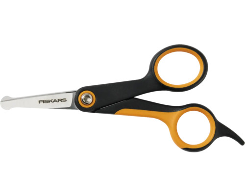 Logo Fiskars. Foarfece de unghii pentru animale de companie.