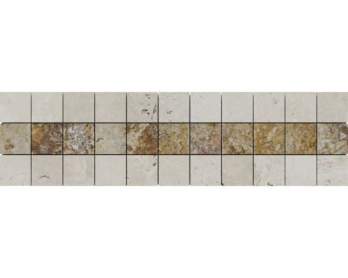 Placă mozaic din travertin