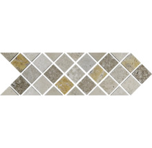 Placă de mozaic în formă de romb din piatră naturală