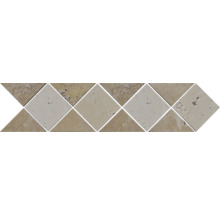 Placă mozaic din piatră naturală în formă de săgeată