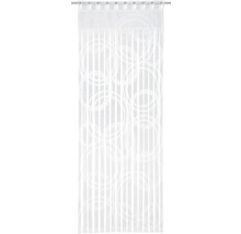 Perdea transparentă cu model de cercuri