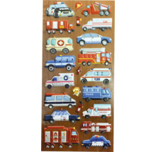 Autocolante cu motive de pompieri, poliție și salvare