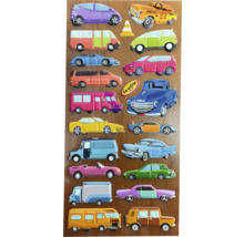 Foaie de autocolante cu diverse autocolante auto