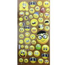 Foaie de autocolante cu diverse emoticoane