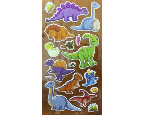 Autocolante cu diverse motive de dinozauri.