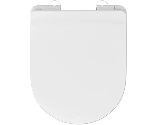 Capac WC cu închidere lentă form&style SAMAR scurt alb Capac de toaletă din plastic
