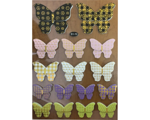 Autocolante cu fluturi cu diferite modele