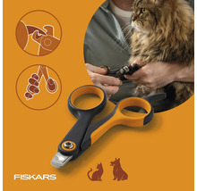 Foarfece pentru gheare Fiskars pentru animale de companie, pentru îngrijirea unghiilor câinilor și pisicilor