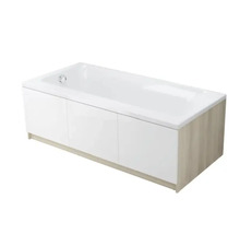 Cadă cu placare din lemn