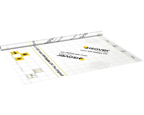 Folie barieră de vapori Isover Vario KM Duplex UV 60 mp Folie Isover Vario KM Duplex UV pentru bariera de vapori pe un raster