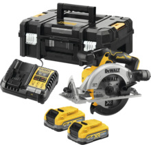 Set ferăstrău circular DeWalt cu cutie de scule, încărcător și doi acumulatori