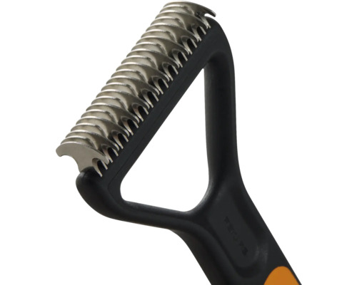 Perie pentru păr de animale cu lame metalice și mâner din plastic