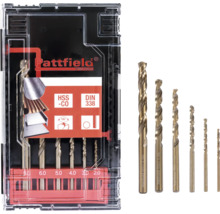 Set burghie elicoidale Pattfield HSS-CO, norma DIN 338