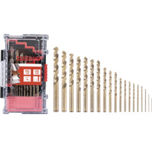 Set burghie metal Pattfield HSS-CO, 25 bucăți în valiză