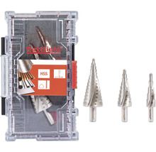 Set burghie conice Pattfield cu carcasă din plastic transparent