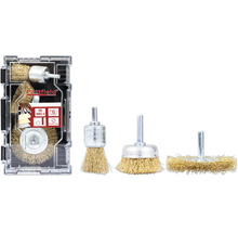 Set perii de sârmă Pattfield pentru mașini de găurit, patru perii diferite