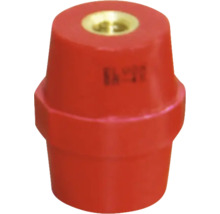 Izolator roșu cu inserție metalică