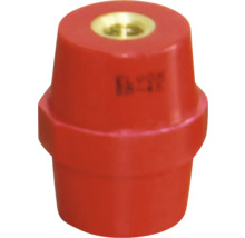 Izolator roșu cu inserție metalică