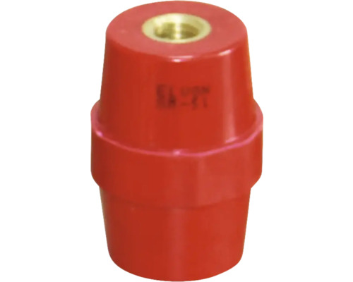 Izolator de trecere a echipamentului roșu cu contact din alamă