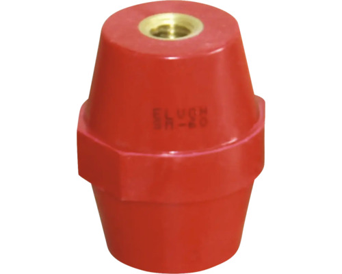 Izolator din plastic cu inserție din alamă