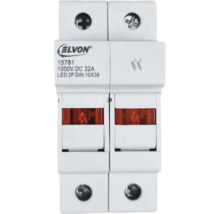 Siglă Elvon 15781 1000 volți curent continuu 32 amperi LED 2 poli DIN 10x38