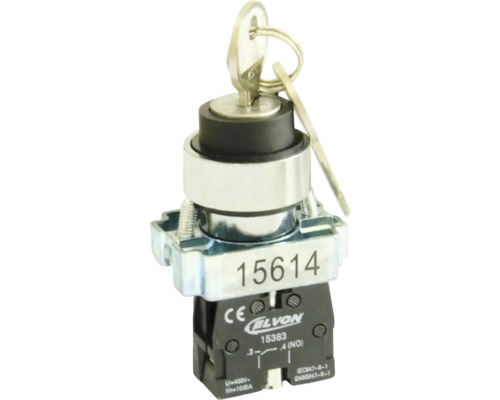 Selector cu cheie 1-0-2 Elvon cu revenire 22 YBG 2ND Întrerupător cu cheie cu cheie