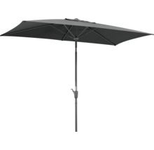 Umbrelă de soare dreptunghiulară cu stâlp central