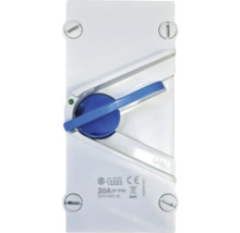 Întrerupător de circuit monofazat cu comutator albastru