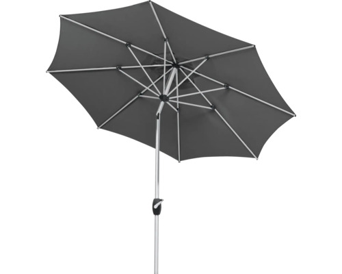 Umbrelă de soare gri cu cadru