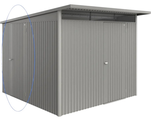 Ușă suplimentară Biohort AvantGarde Eco gri-cuarț metalizat Magazie metalică de grădină cu ușă dublă