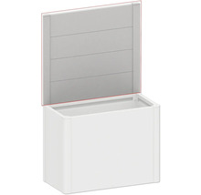 Jardinieră cu paravan de intimitate