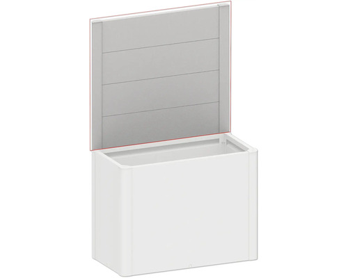 Jardinieră cu paravan de intimitate