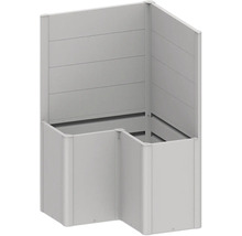 Jardineră înaltă din aluminiu