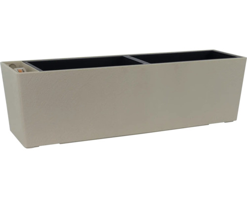 Jardinieră Supreme Stone plastic 74,5x19x19 cm bej incl. | HORNBACH
