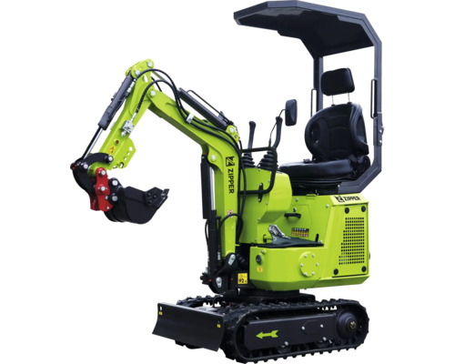 Mini-excavator Zipper cu cabină