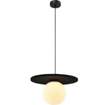 Lustr cu abajur și bec rotund